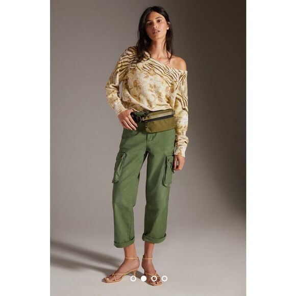 New Anthropologie x Pilcro Floral Sweater Size L New - Picture 2 of 10